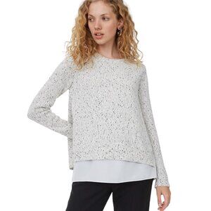 Club Monaco Kaelane Wool-Blend Sweater Size Small Preppy Office Warm